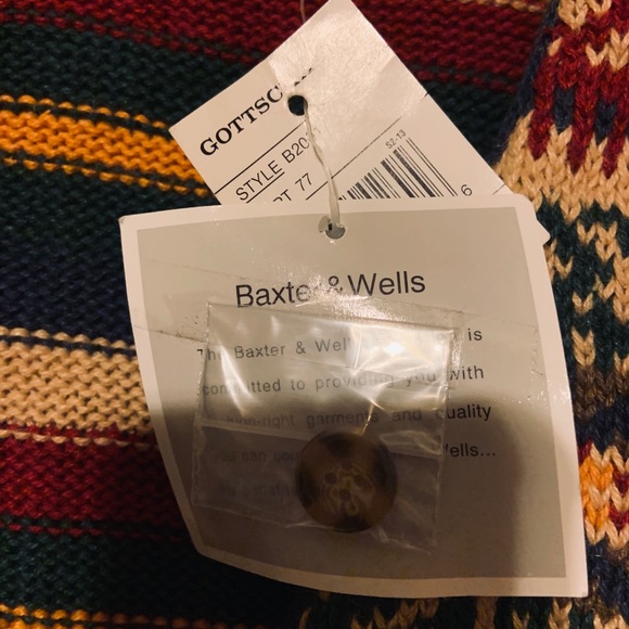 Hipster Vest Baxter & Wells Vintage Rare Thrift - Picture 5 of 8